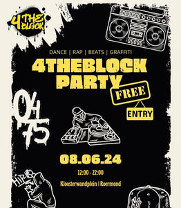8 Juni 4TheBlock Party 12.00-22.00