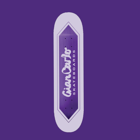 GIANCARLO White/Purple deck 8.125