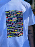 Official Candy Jacobs merch t-shirt zebra